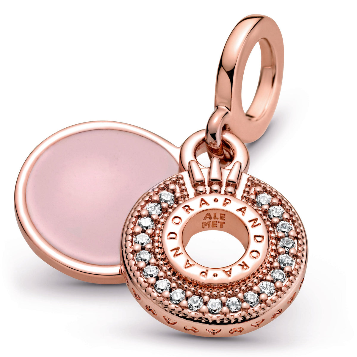 Pandora Charm Featuring Sparkling Pavé Crown O Dangle