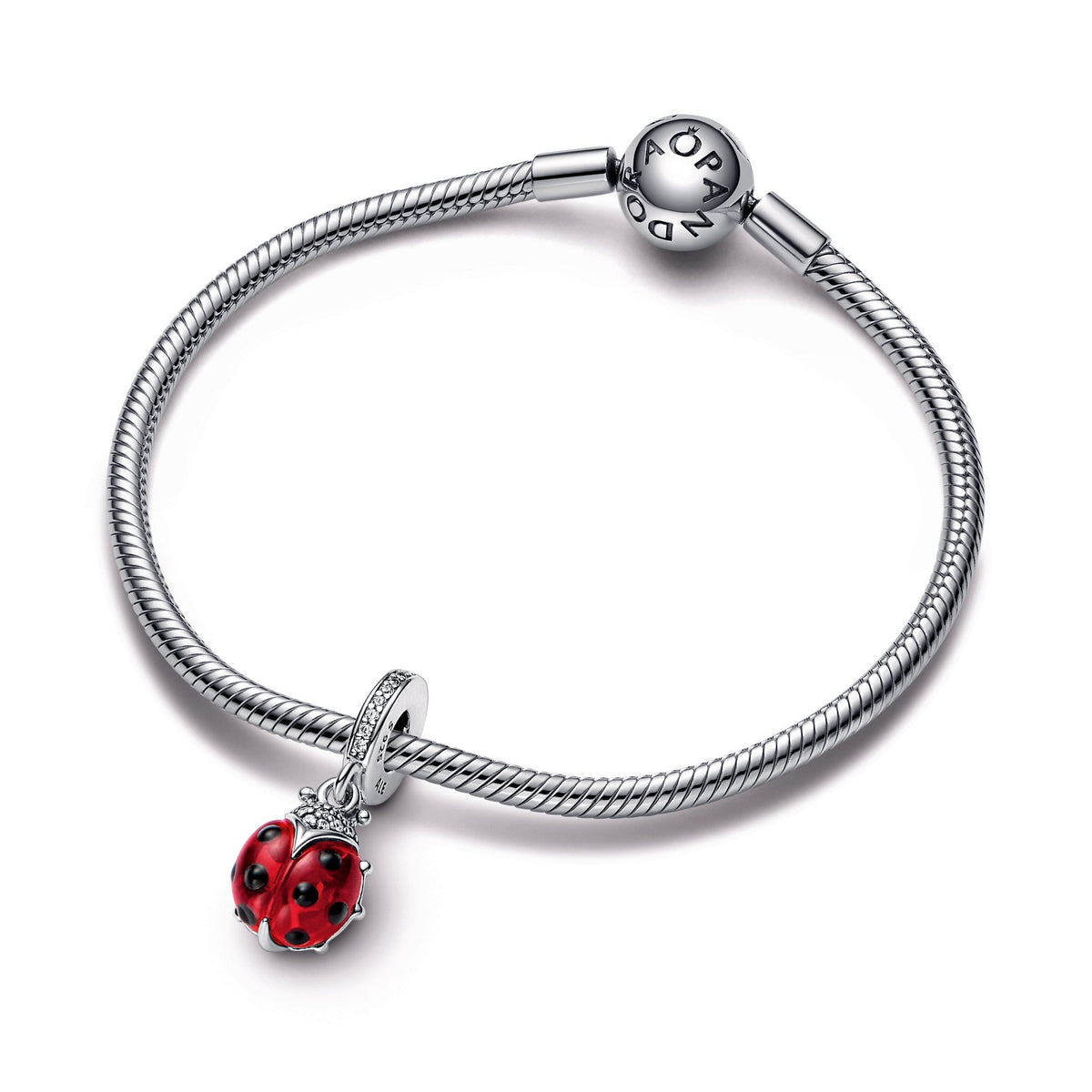 Pandora Charm Featuring Red Ladybird Dangle
