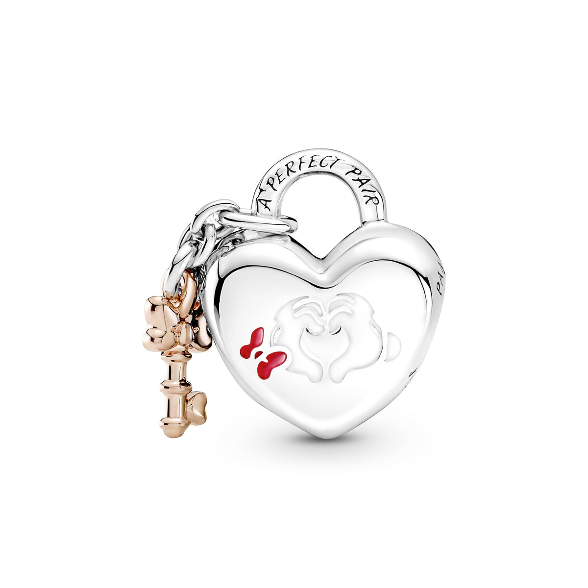 Pandora Charm Featuring Disney Mickey Mouse & Minnie Mouse Padlock
