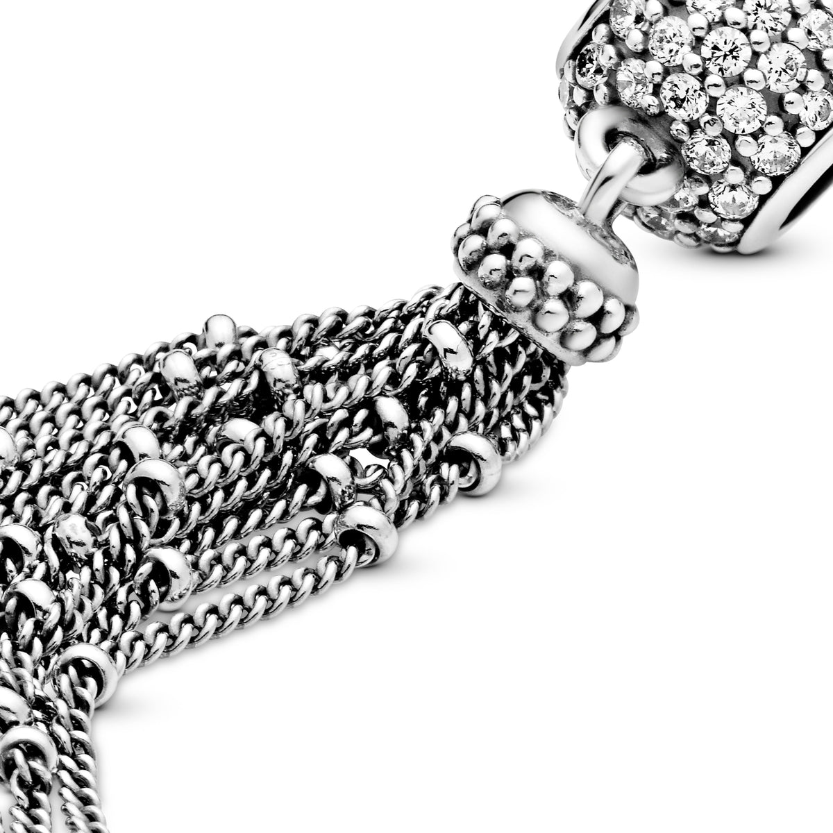 Pandora Pavé & Tassel Dangle Charm
