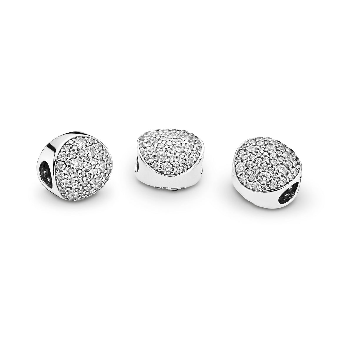 Pandora Round Pavé Charm