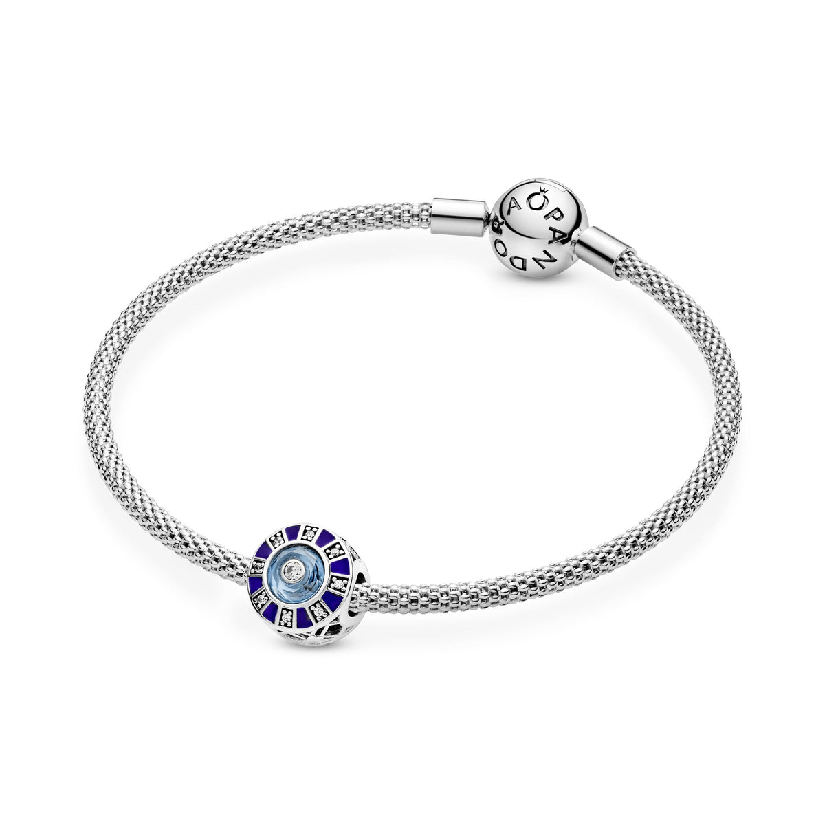 Pandora Charm Featuring Blue Mosaic