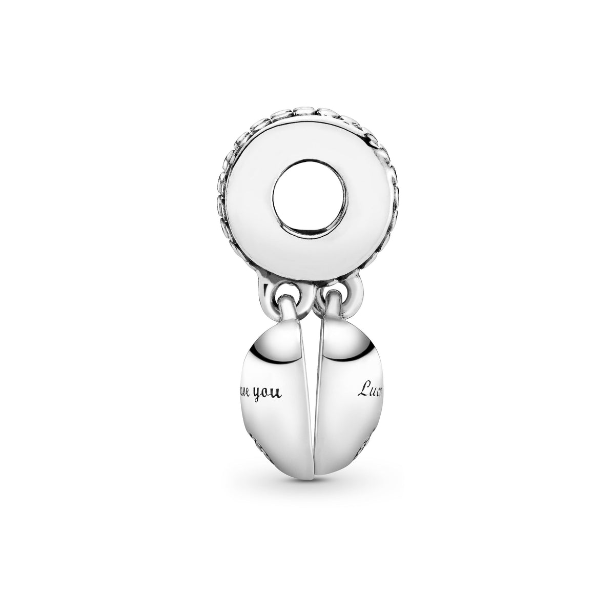 Pandora Charm Featuring Daughter- & Mother in Law Split Dangle