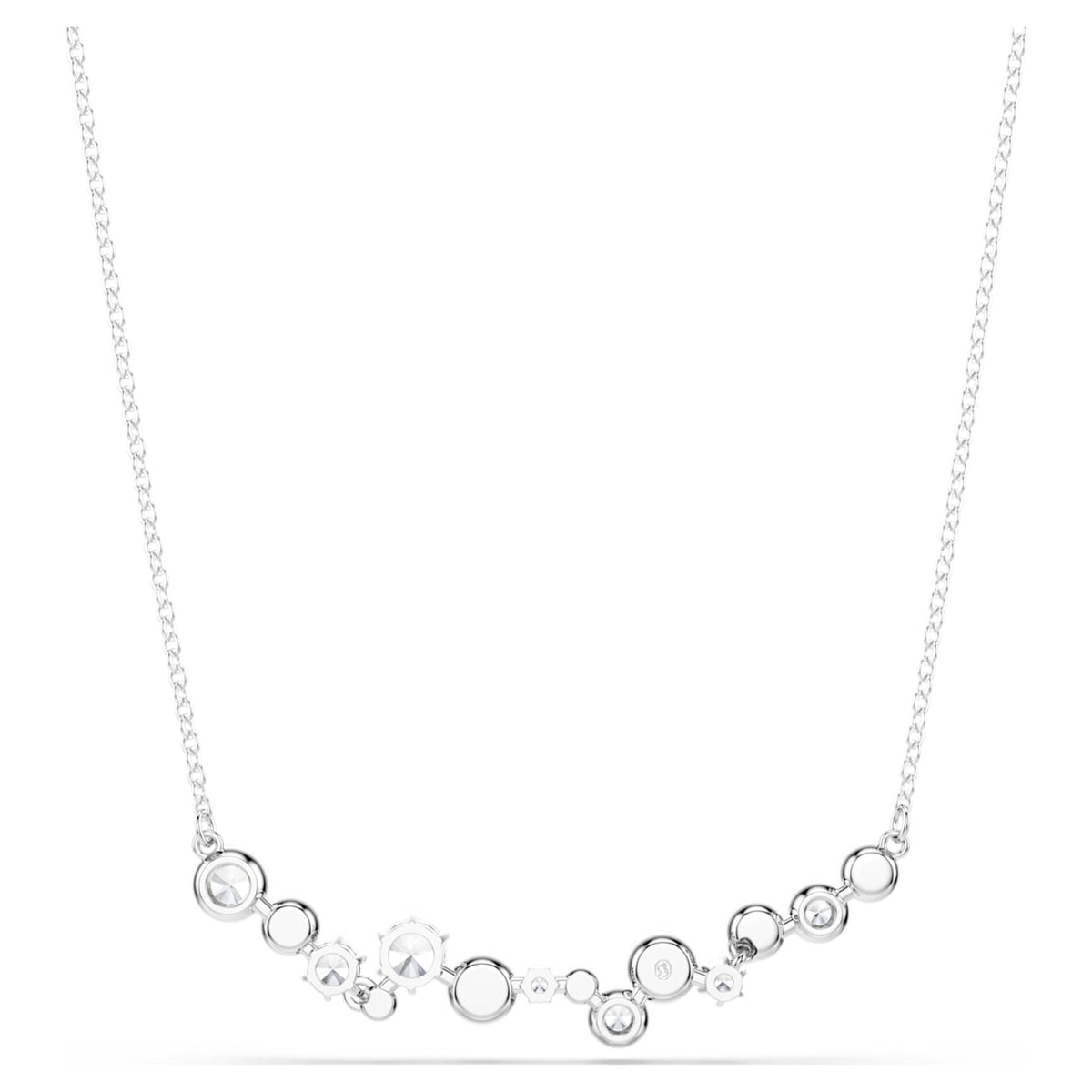 Swarovski Constella necklace with white mixed-cut accents and rhodium plating