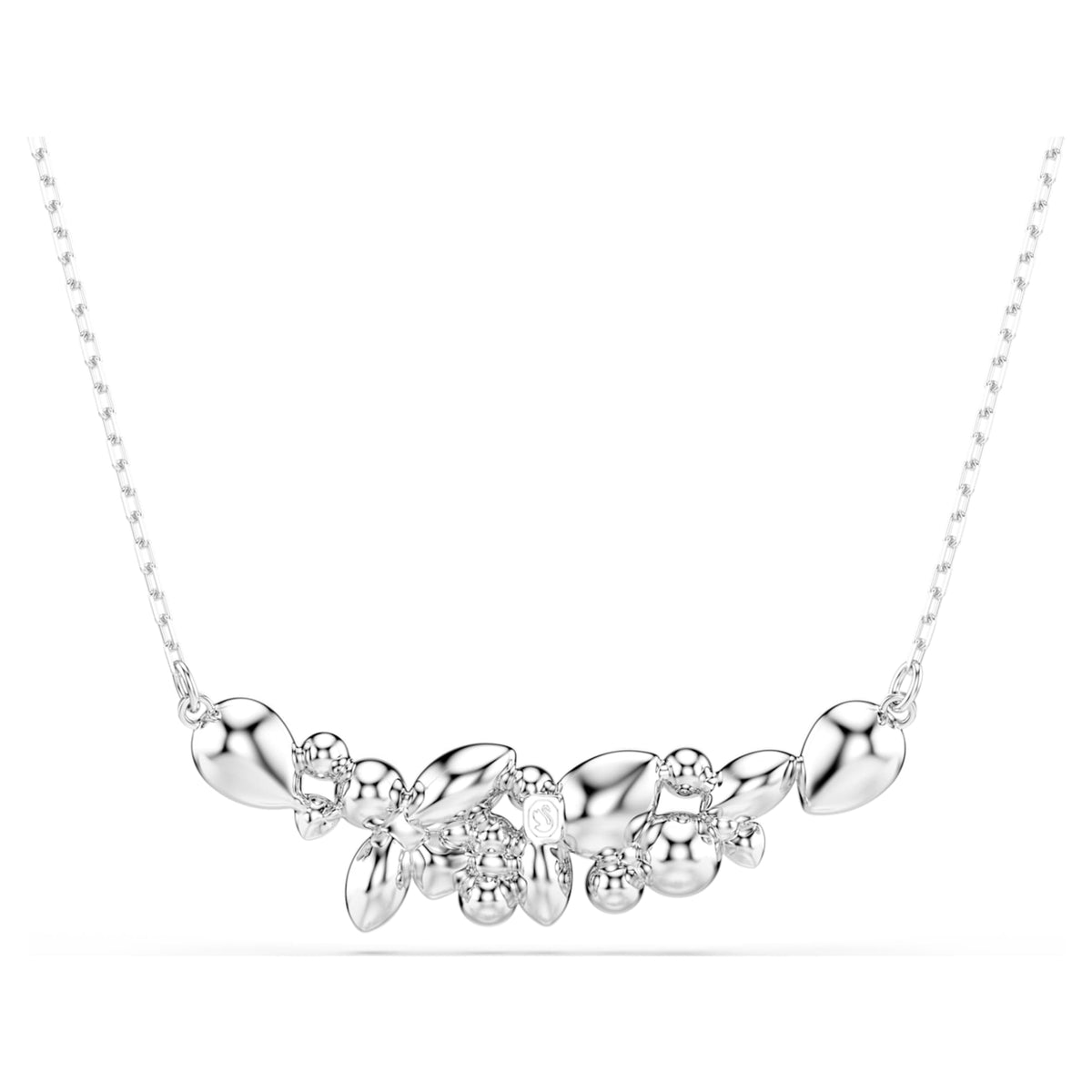 Swarovski Diapason necklace with white mixed-cut accents and rhodium plating