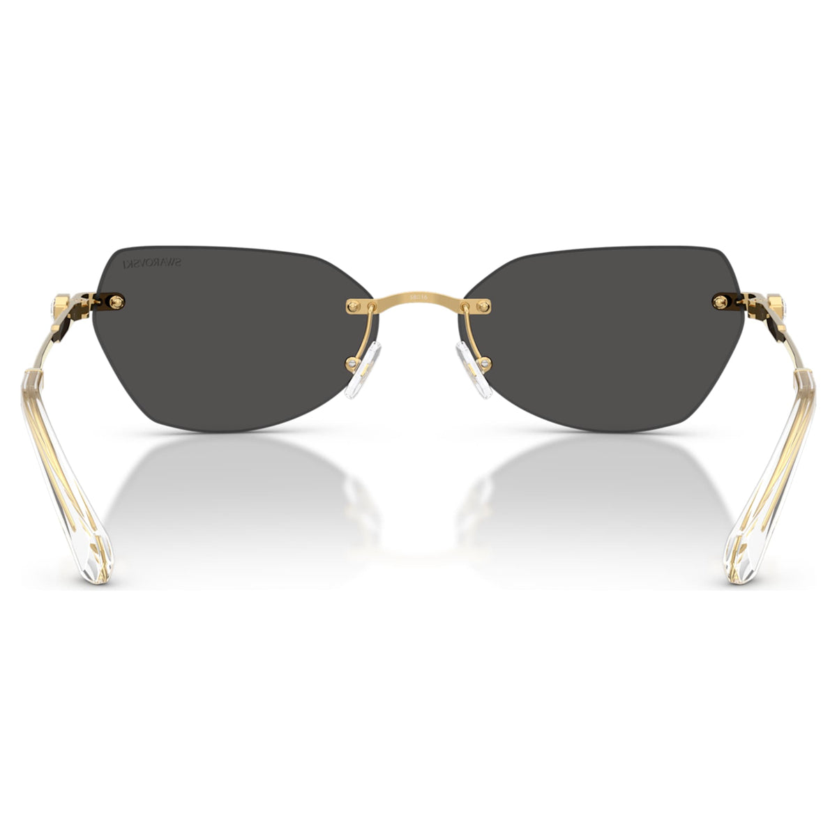 Swarovski Sunglasses Pillow shape, SK7038, Gold tone