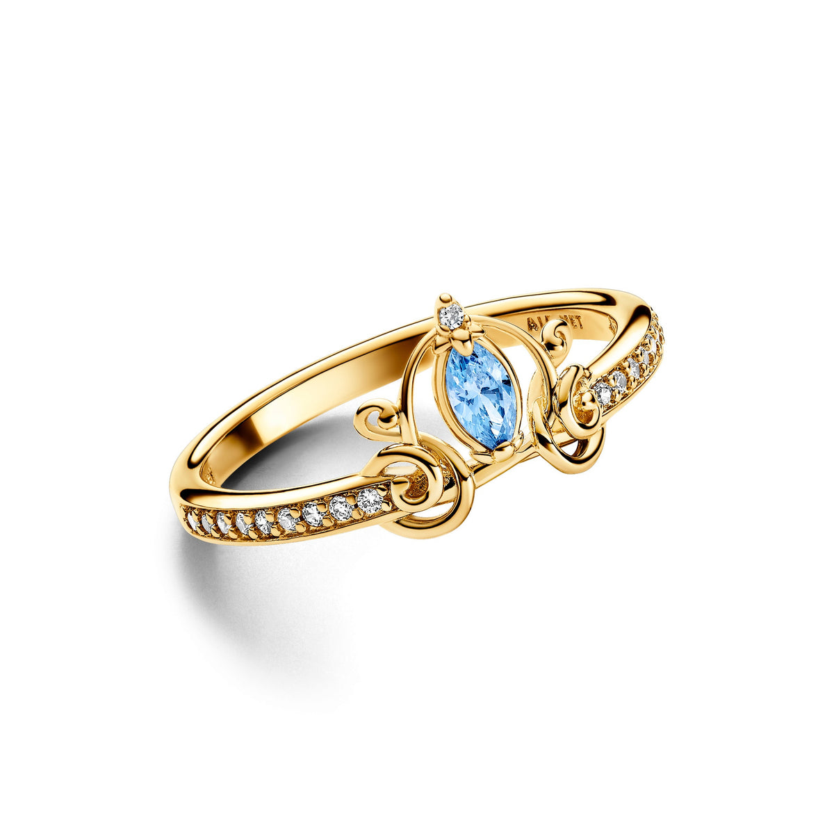 Pandora Ring Featuring Disney Cinderella's Carriage