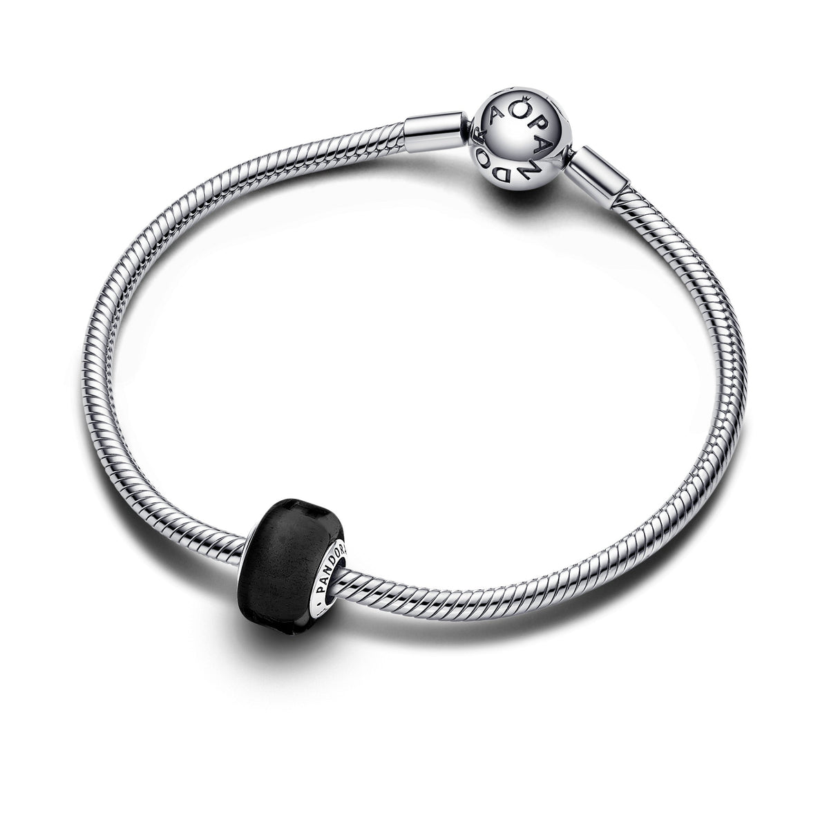 Pandora Black Mini Murano Glass Charm