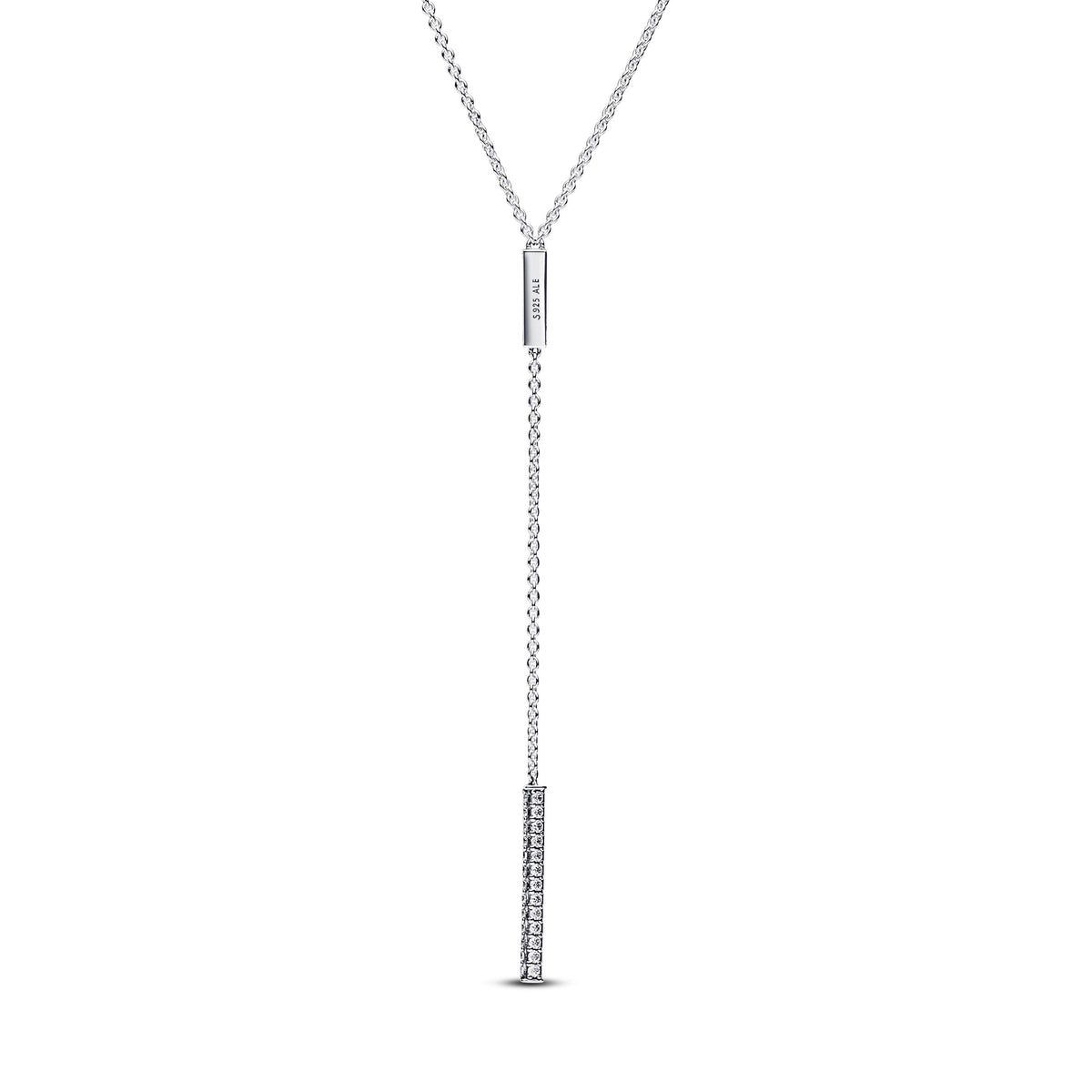Pandora Timeless Pavé Prism Drop Necklace