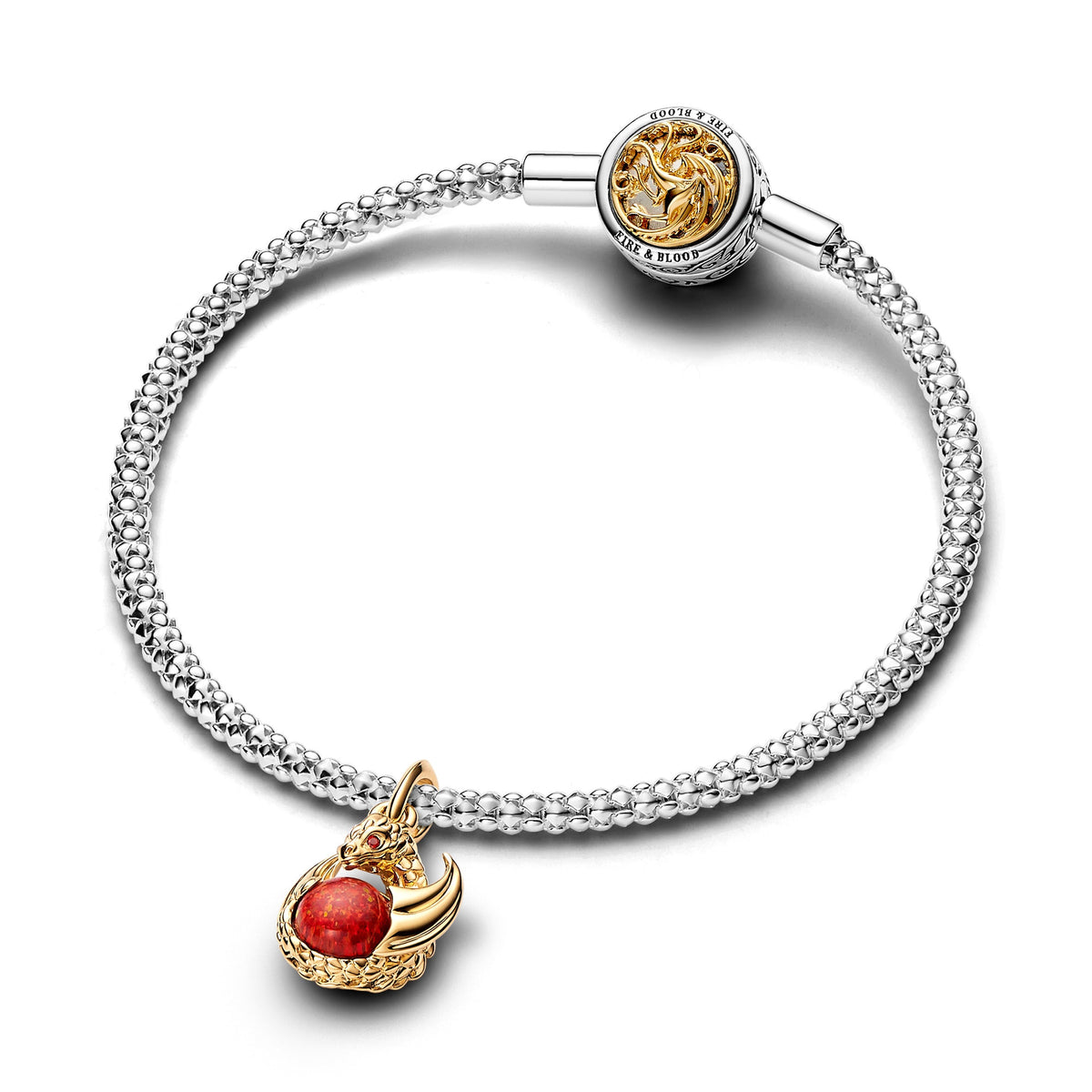 Pandora Charm Featuring Game of Thrones Dragon Fire Dangle