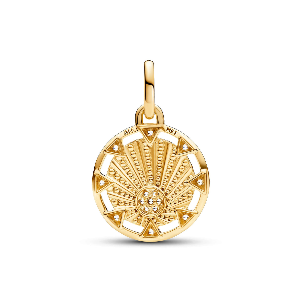 Pandora Charm Featuring ME Power of the Light Sun Medallion