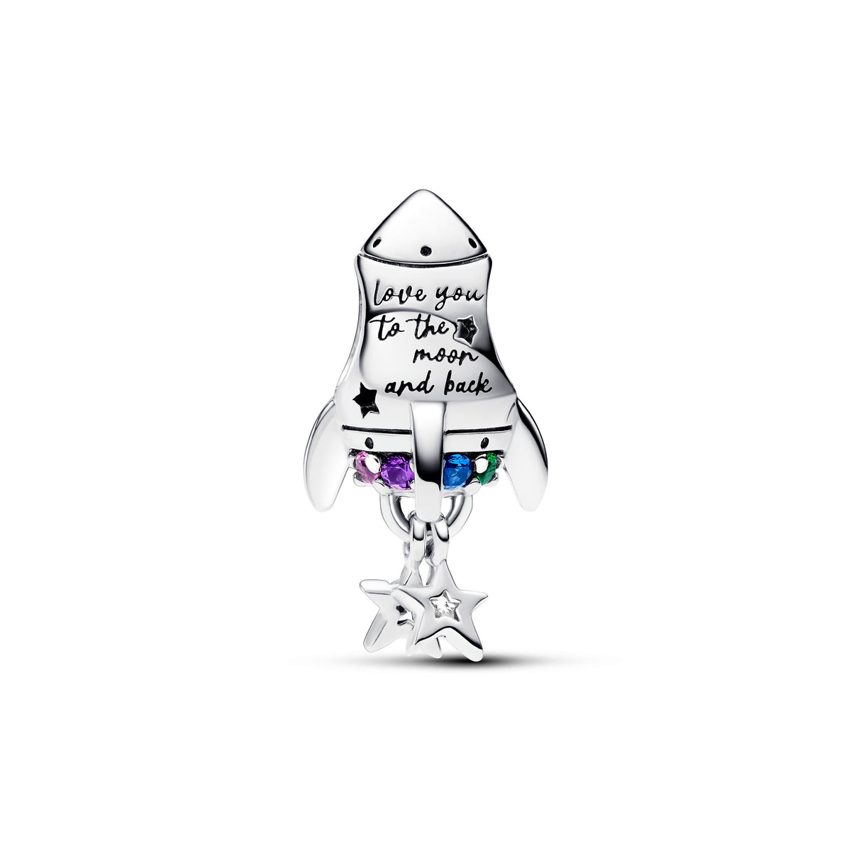 Pandora Charm Featuring Space Love Rocket