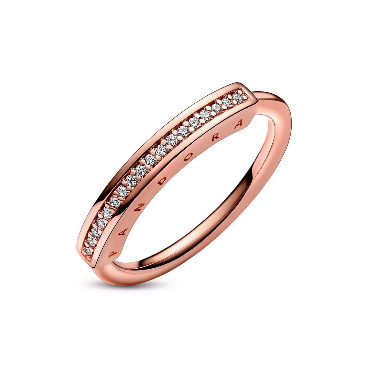 Pandora Ring Featuring Signature I-D Pavé