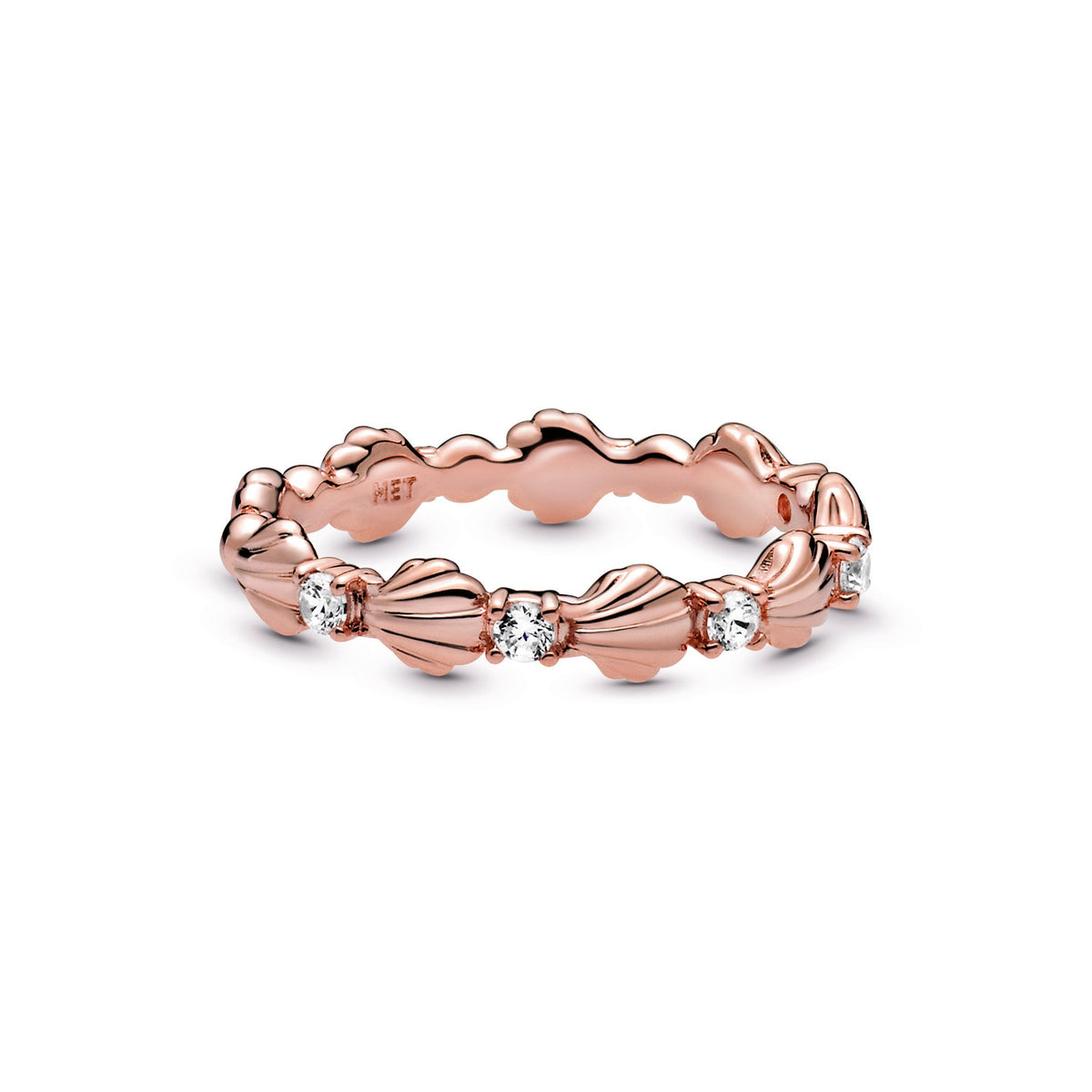 Pandora Sparkling Seashell Band Ring