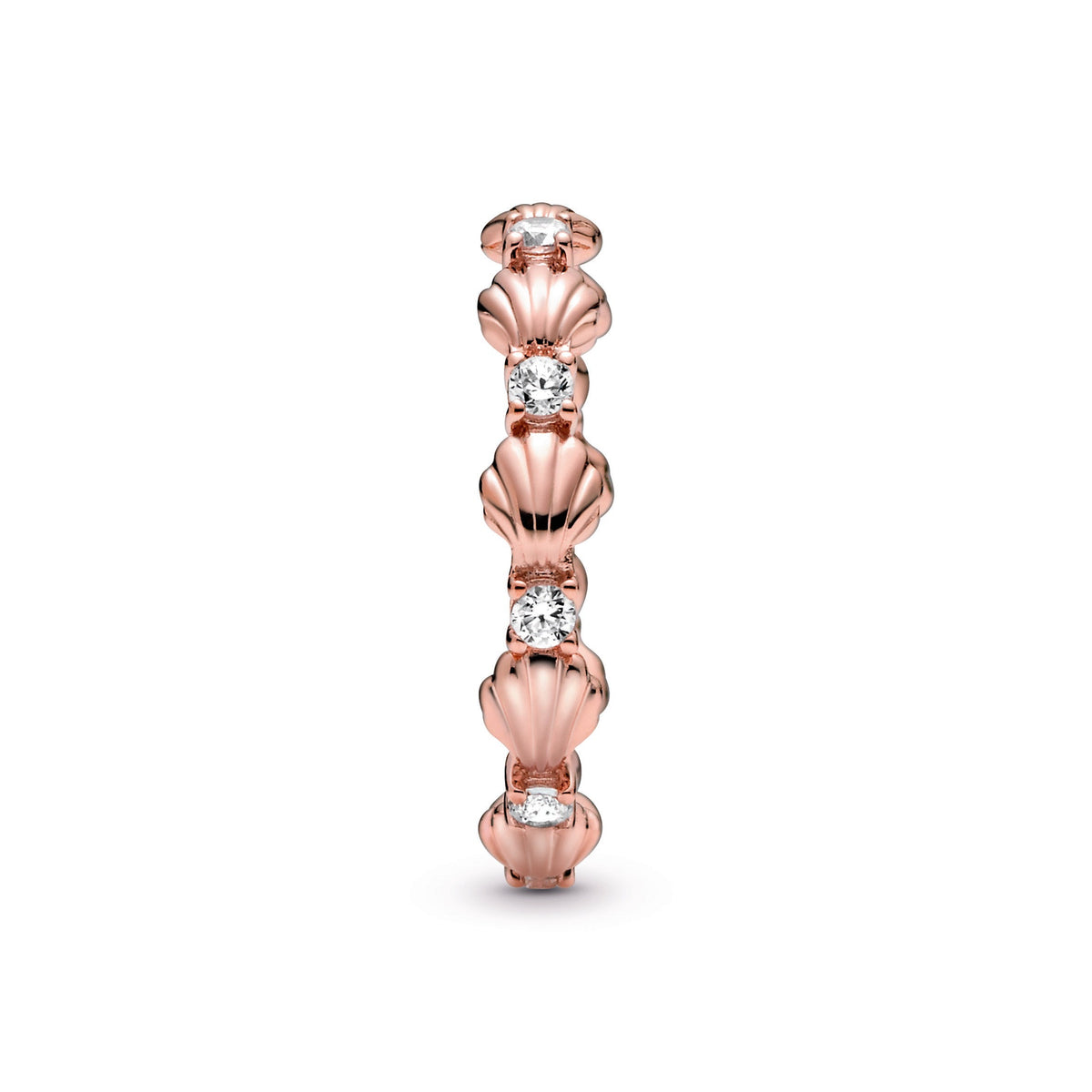 Pandora Sparkling Seashell Band Ring