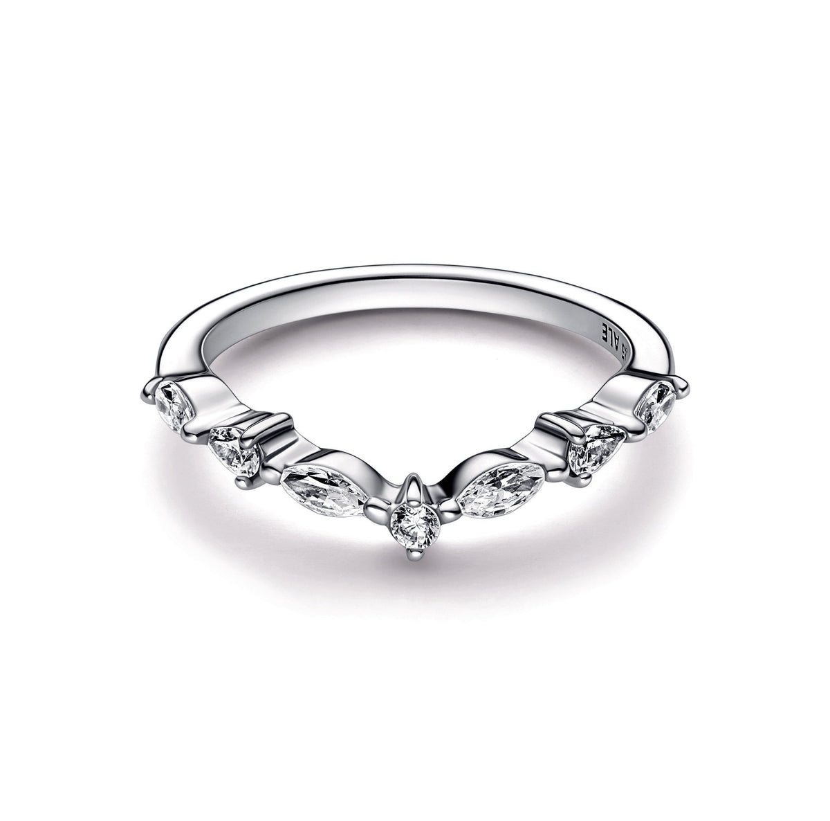 Pandora Ring Featuring Timeless Wish Sparkling Alternating