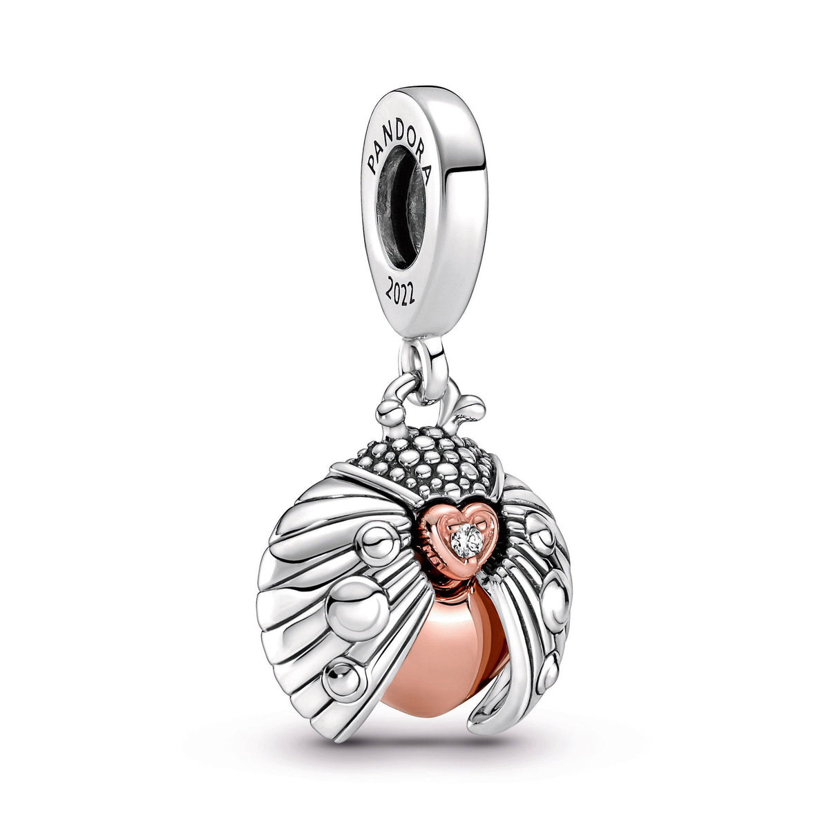 Pandora Club 2022 Ladybird & Heart Dangle Charm