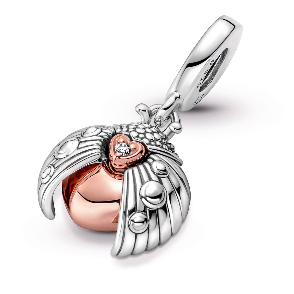 Pandora Charm Featuring Club 2022 Ladybird & Heart Dangle