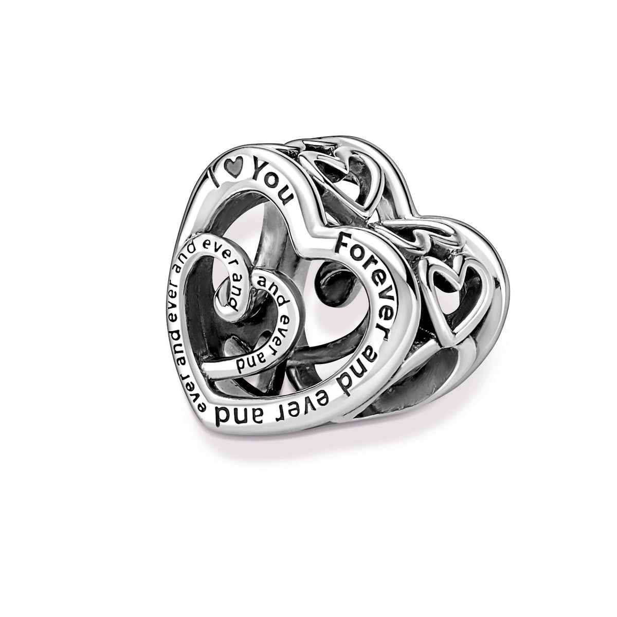 Pandora Entwined Infinite Hearts Charm