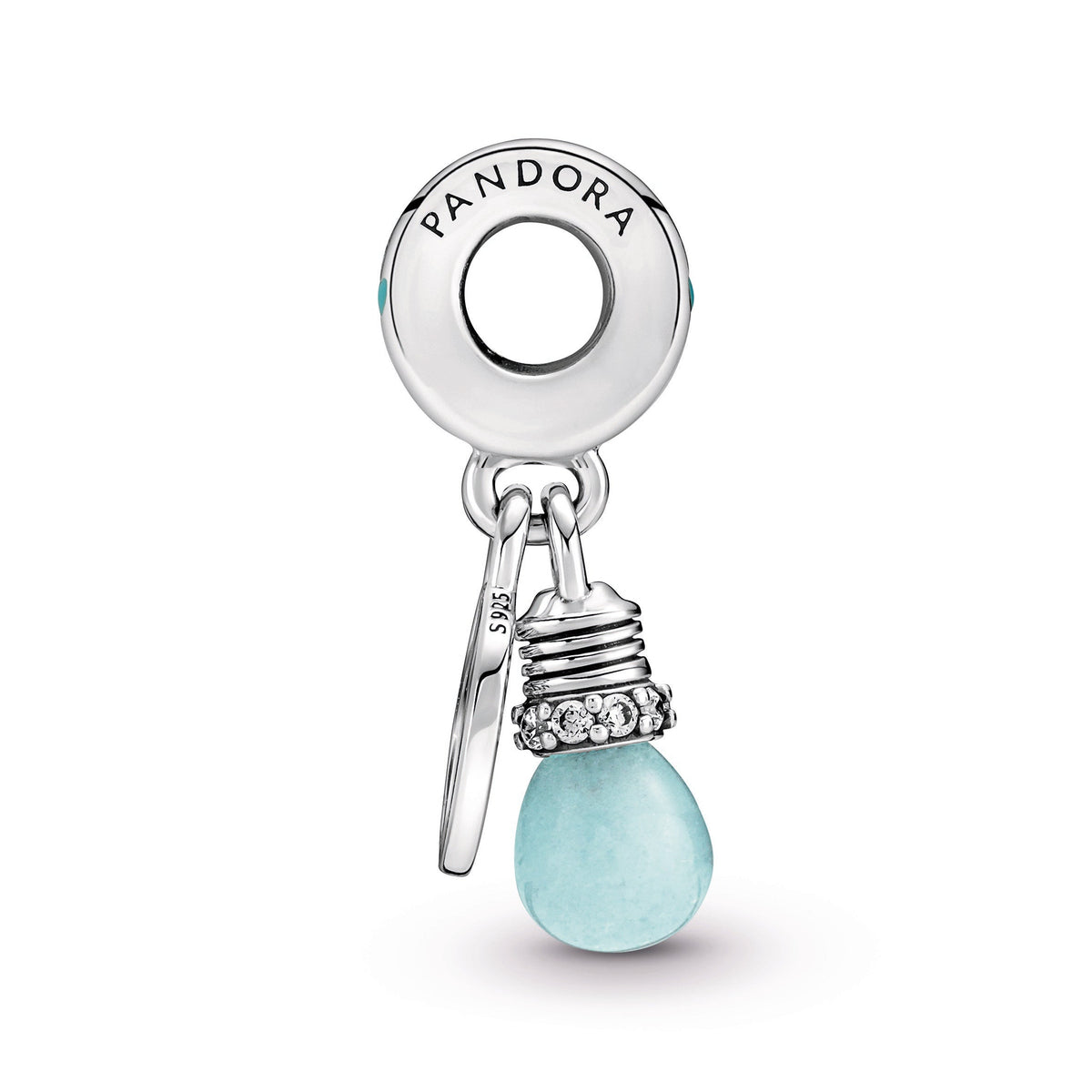 Pandora Glow-in-the-dark Lightbulb Double Dangle Charm