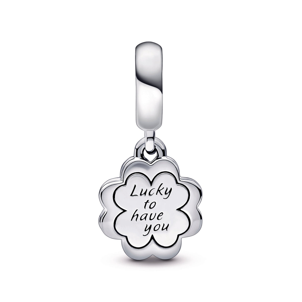 Pandora Four-leaf Clover Friendship Double Dangle Charm