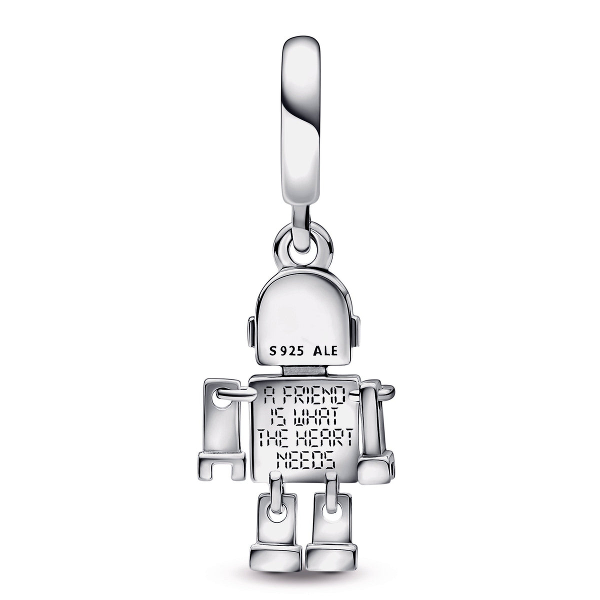 Pandora Charm Featuring Bestie Bot Robot Dangle