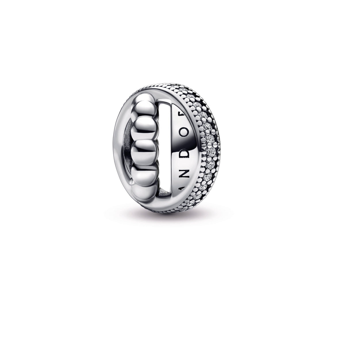 Pandora Charm Featuring Logo, Pavé & Beads