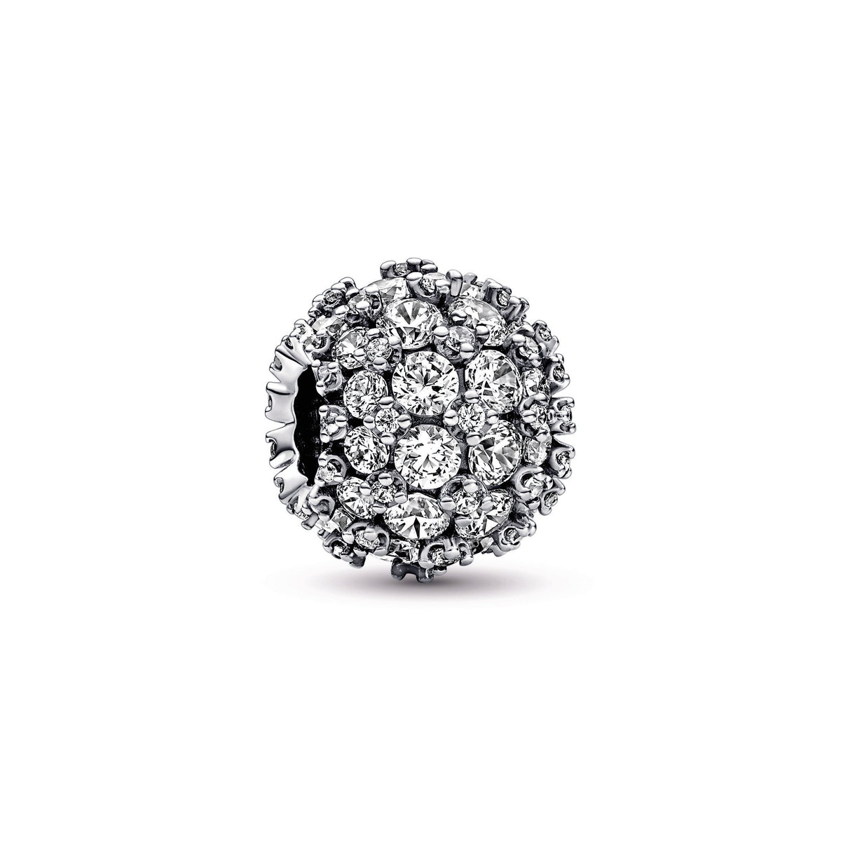 Sparkling Pavé Round Charm