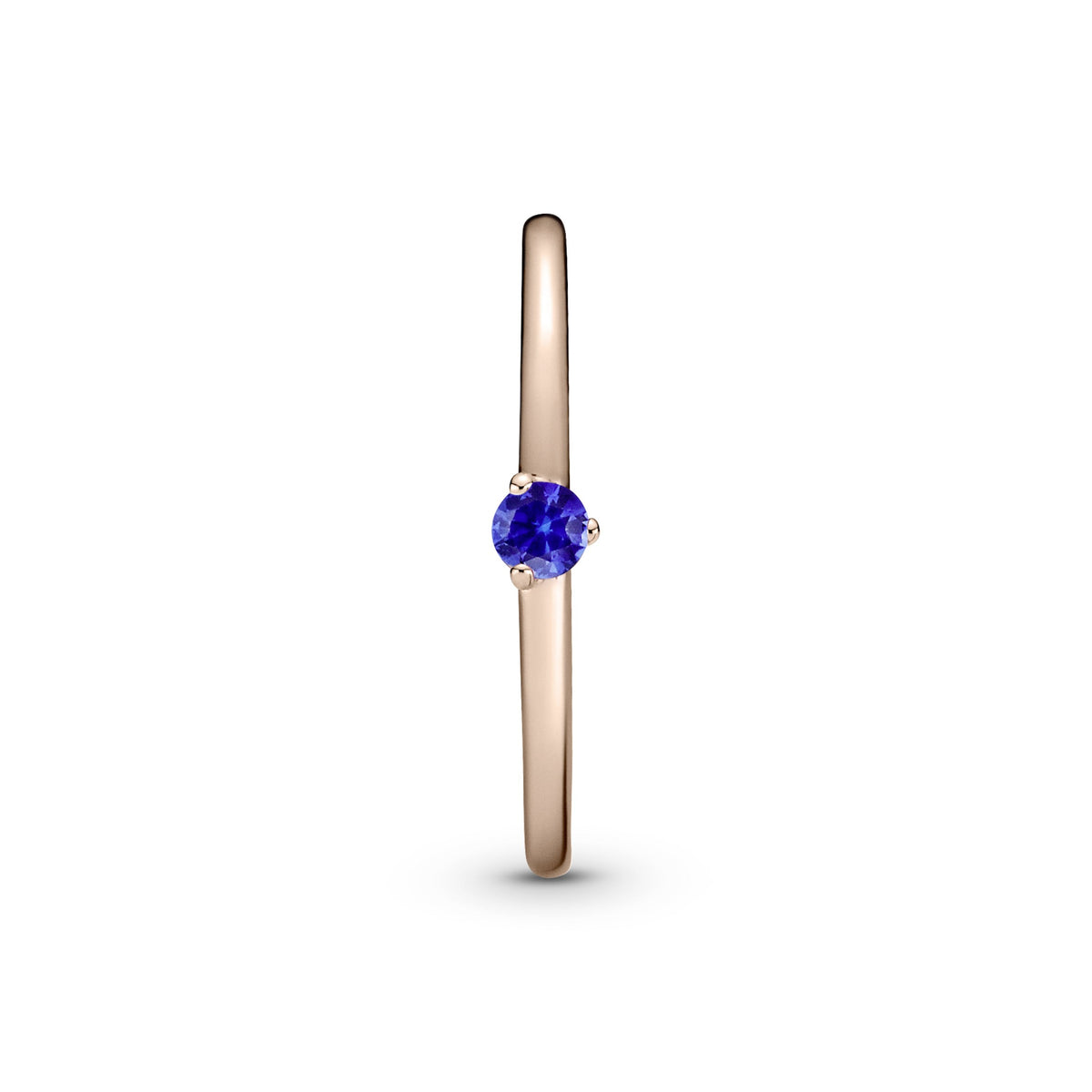 Pandora Ring Featuring Stellar Blue Solitaire