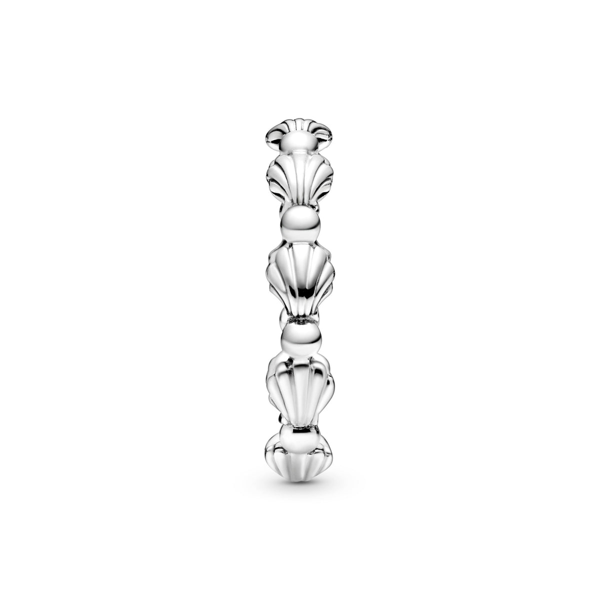 Pandora Beaded Seashell Band Ring