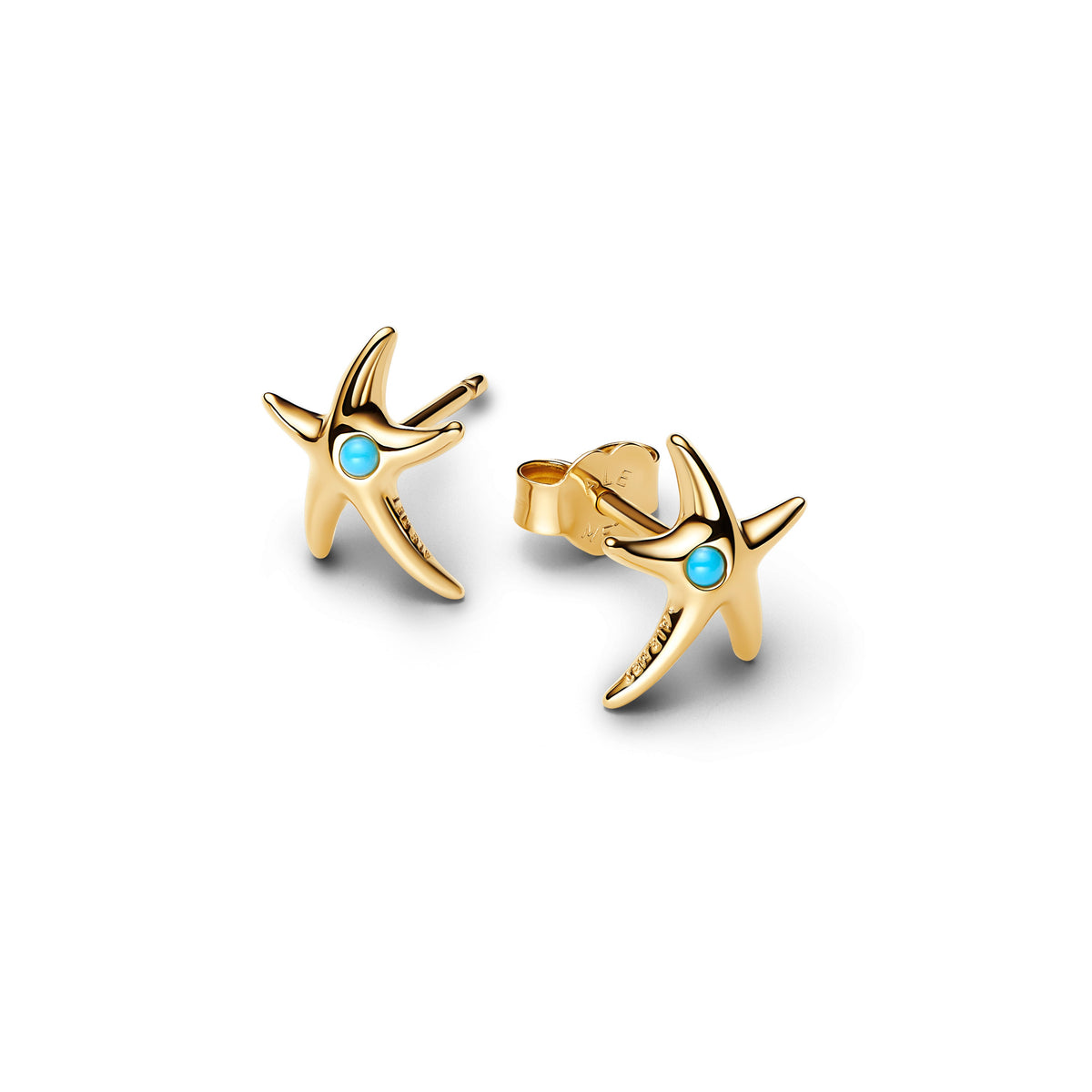 Pandora Earrings Featuring Starfish Stud