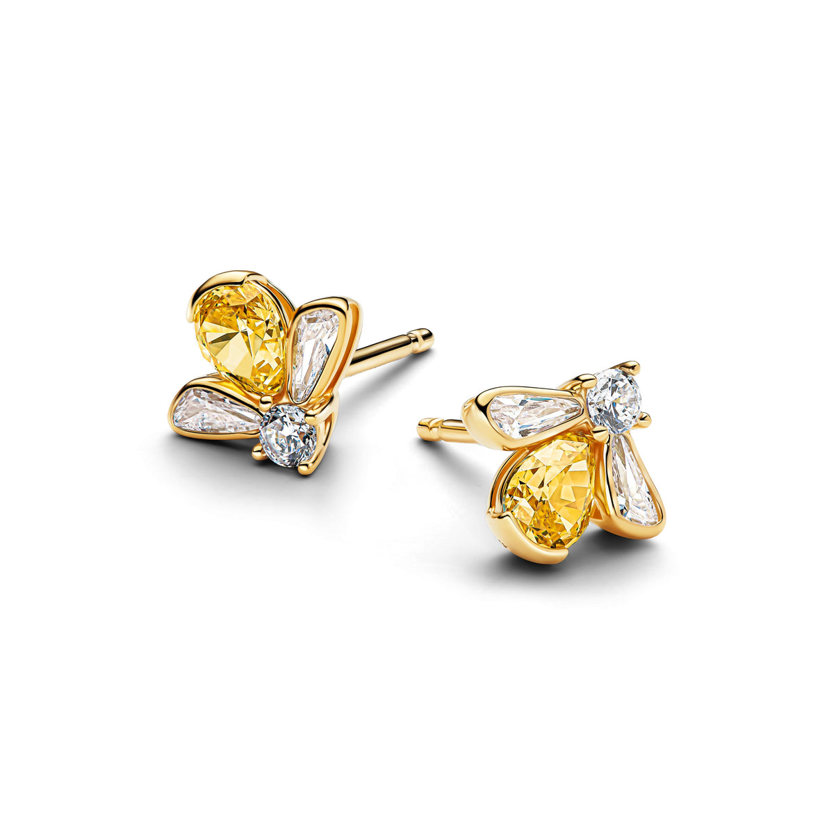 Pandora Earrings Featuring Honey Bee Stud