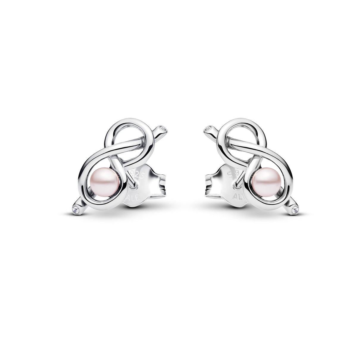Infinity Knot Stud Earrings