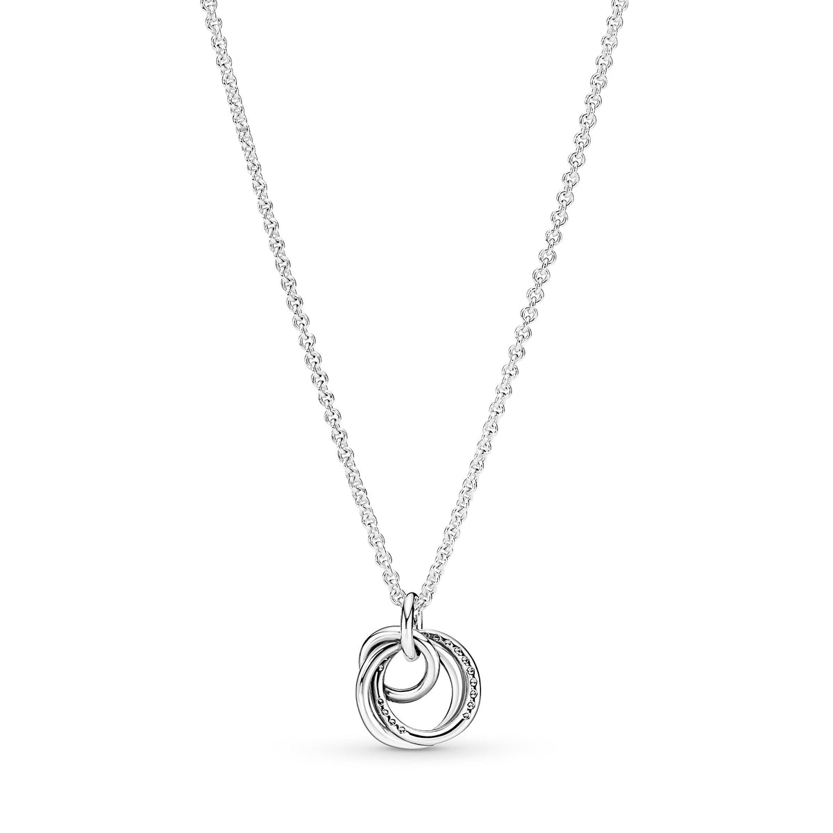 Pandora Necklace Featuring Family Always Encircled