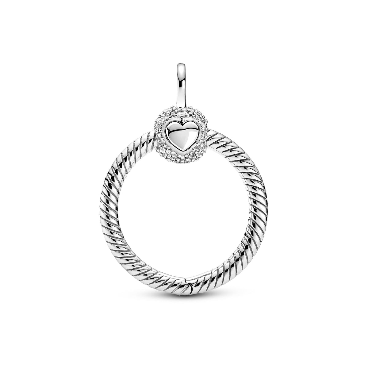 Pandora Pendant Featuring Moments Small Pavé O
