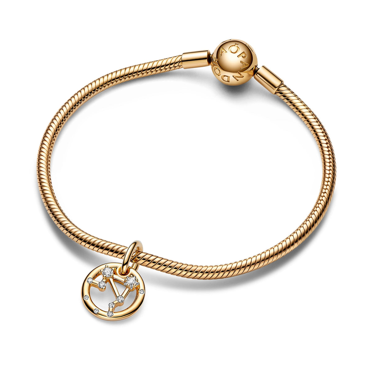 Pandora Charm Featuring Libra Zodiac Dangle