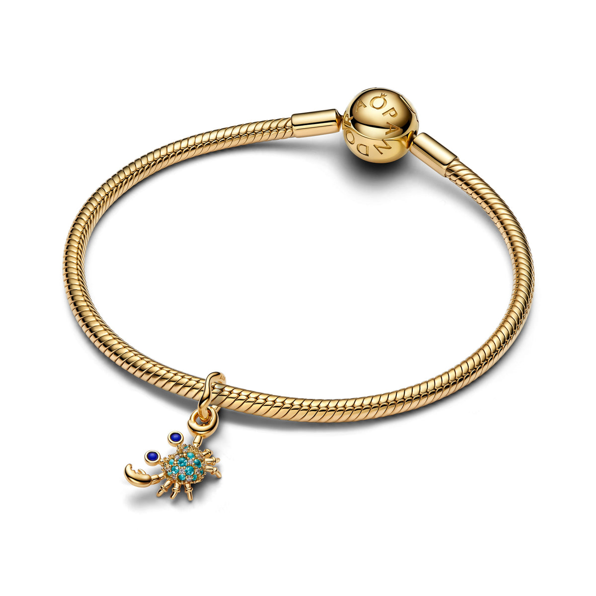 Pandora Charm Featuring Crab Dangle