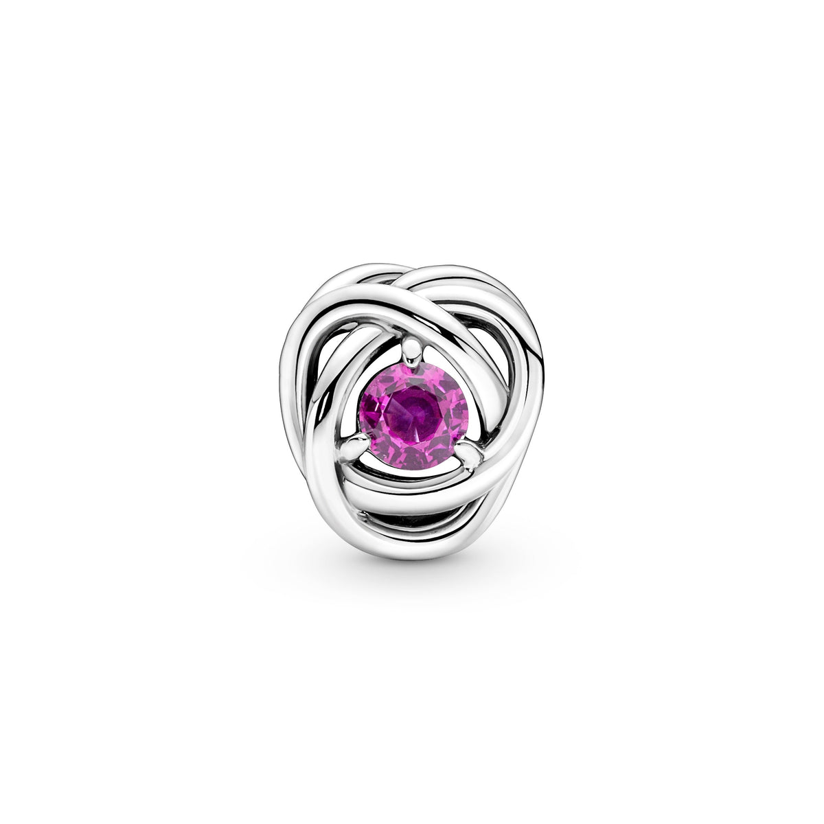 Pandora Charm Featuring Pink Eternity Circle