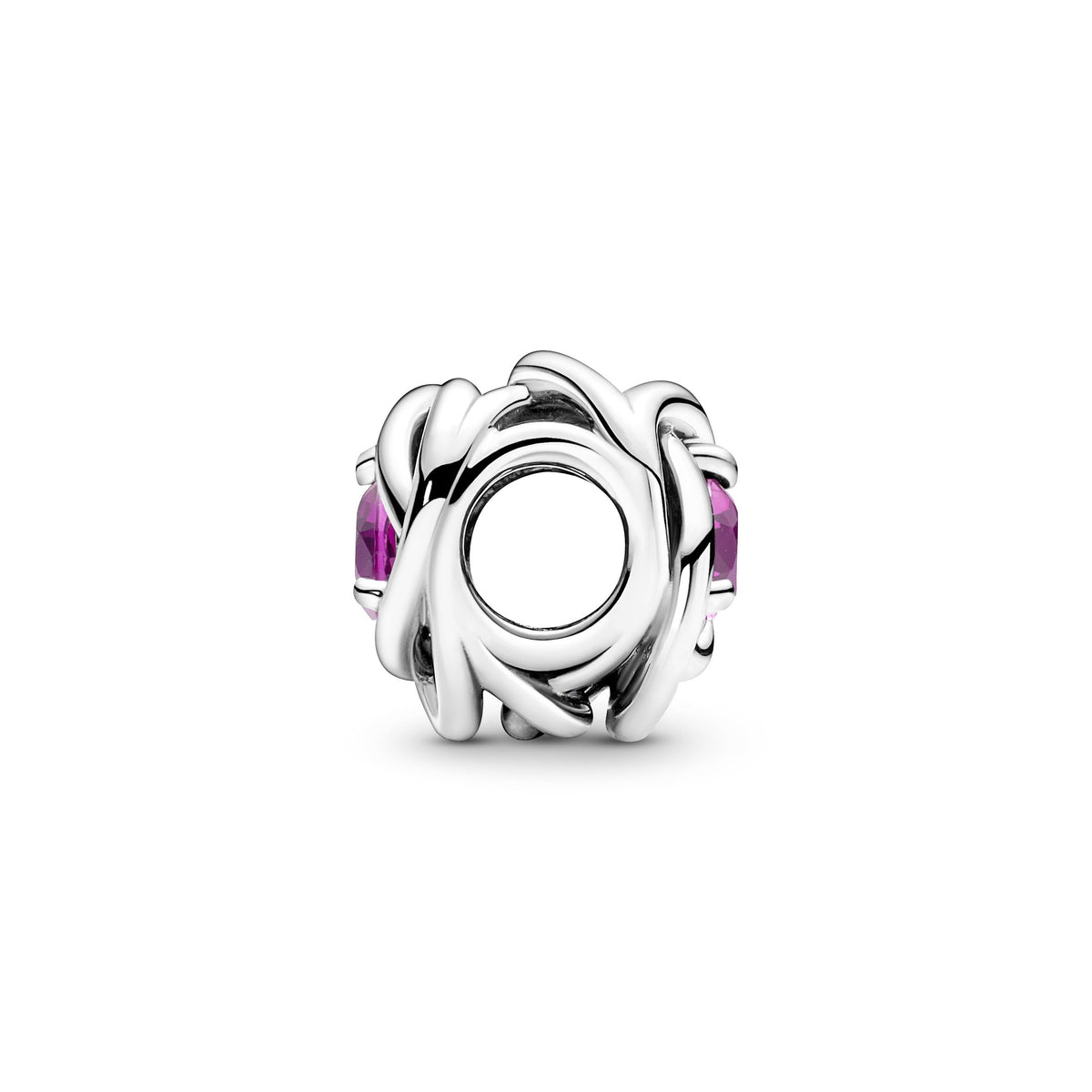 Pandora Charm Featuring Pink Eternity Circle