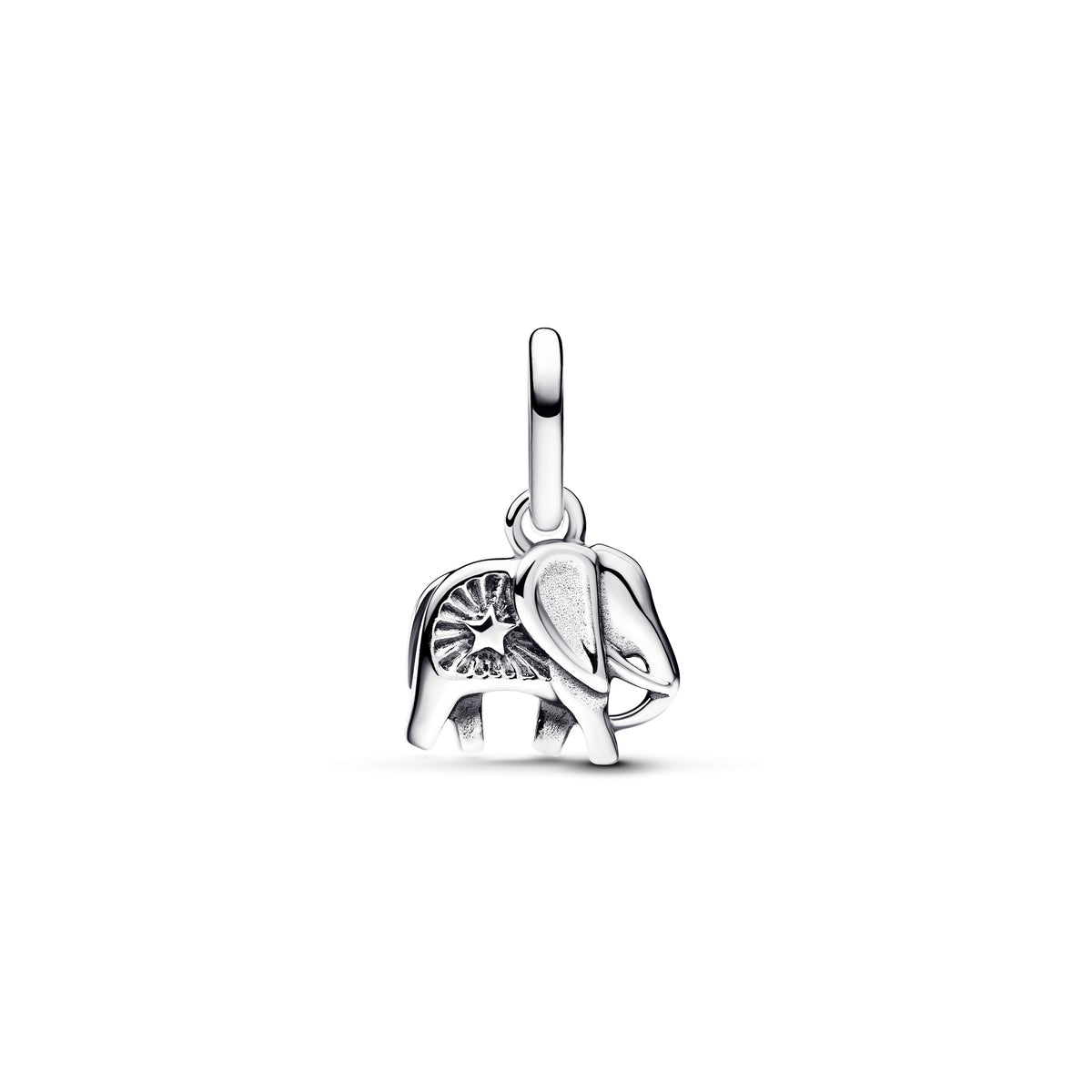 Pandora Charm Featuring Turquoise-colored Elephant Mini Dangle