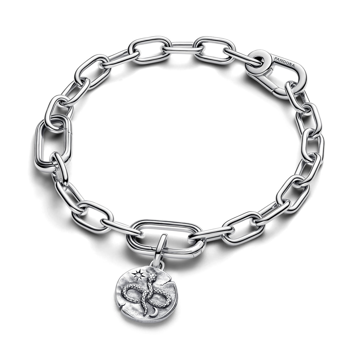 Pandora Charm Featuring Infinity Snake Medallion