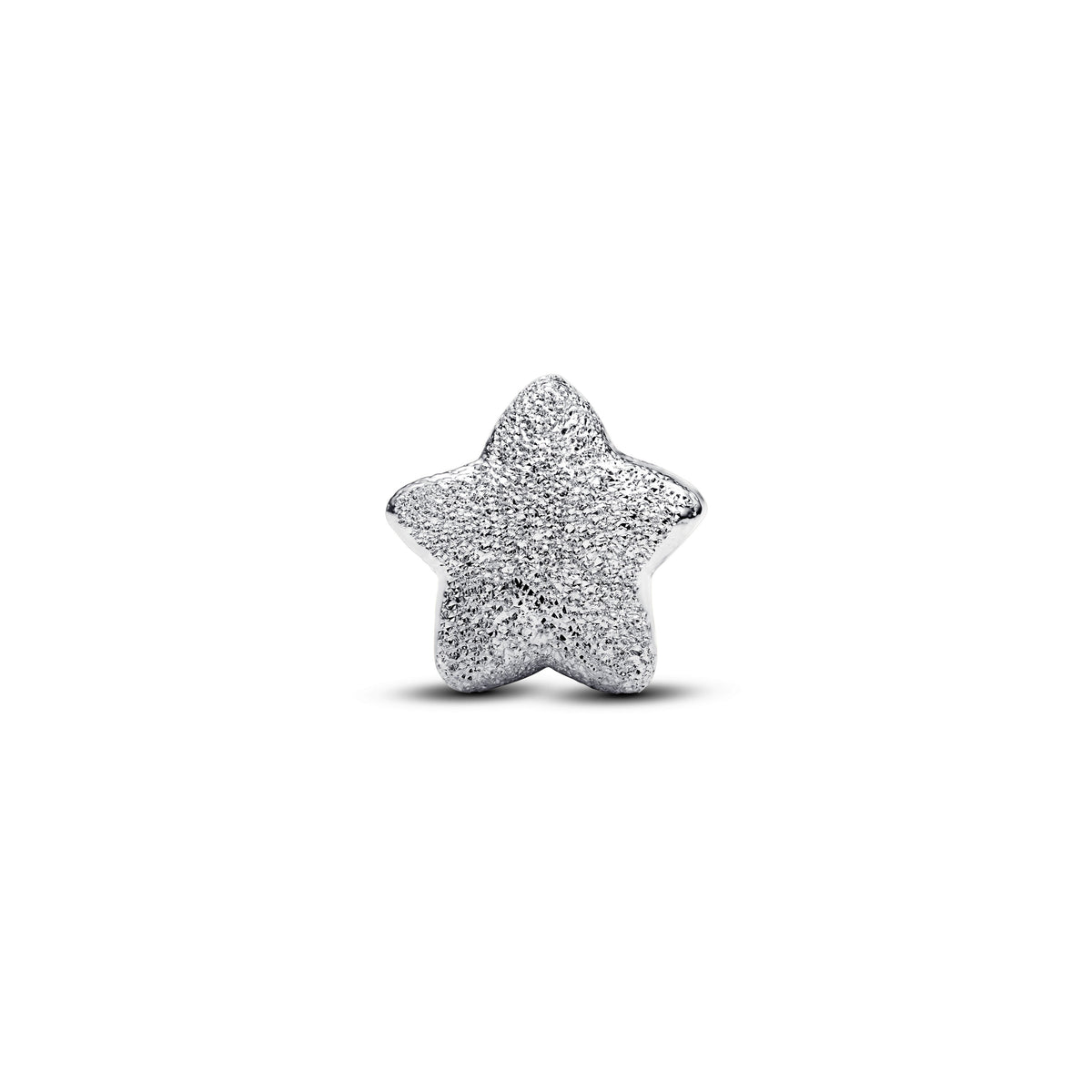 Pandora Charm Featuring Textured Star Mini