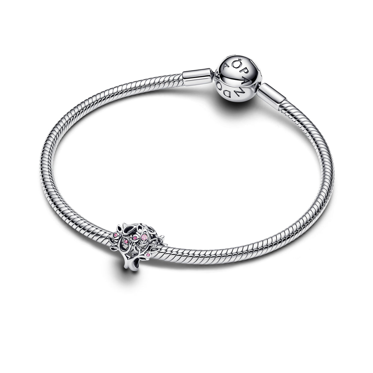 Pandora Charm Featuring Family Tree Openwork