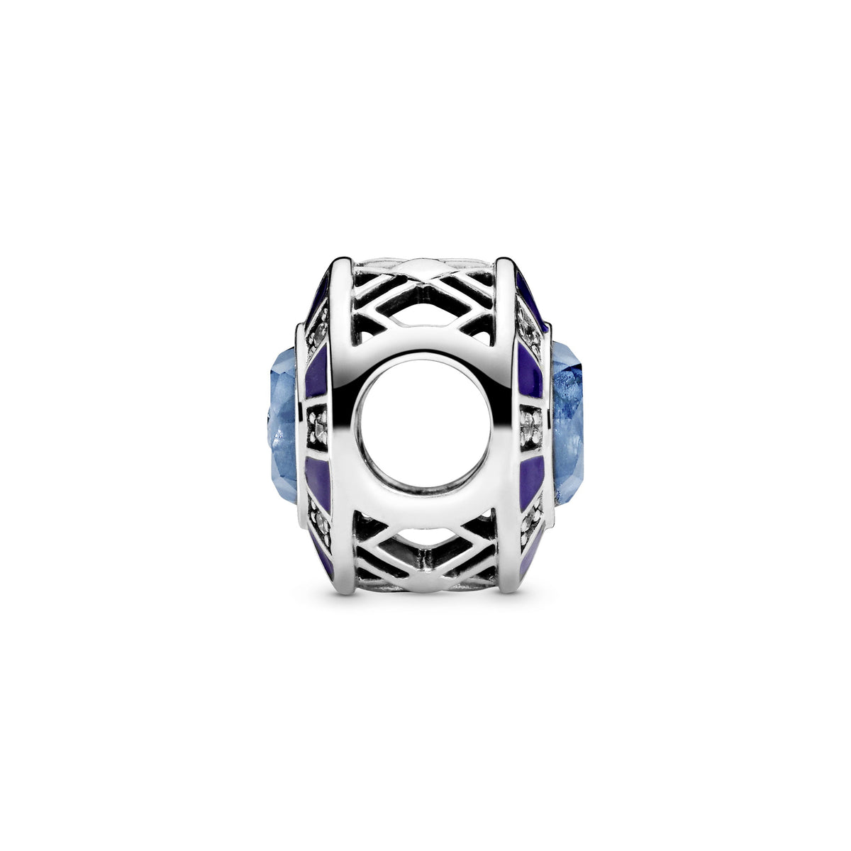 Pandora Charm Featuring Blue Mosaic