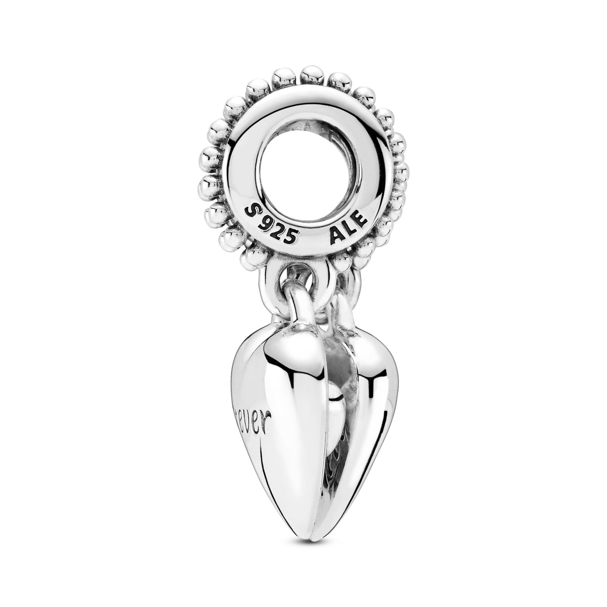 Pandora Charm Featuring Aunt & Niece Split Heart Dangle