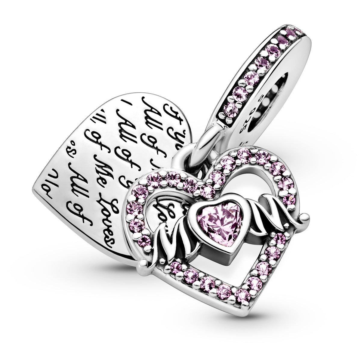 Pandora Heart & Mum Dangle Charm