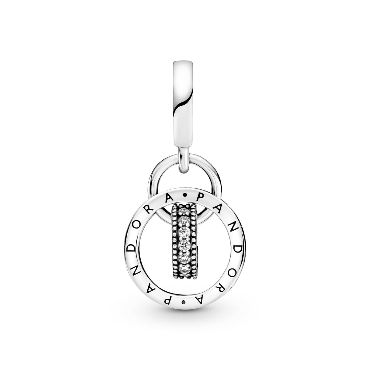 Pandora Charm Featuring Logo Circles Dangle