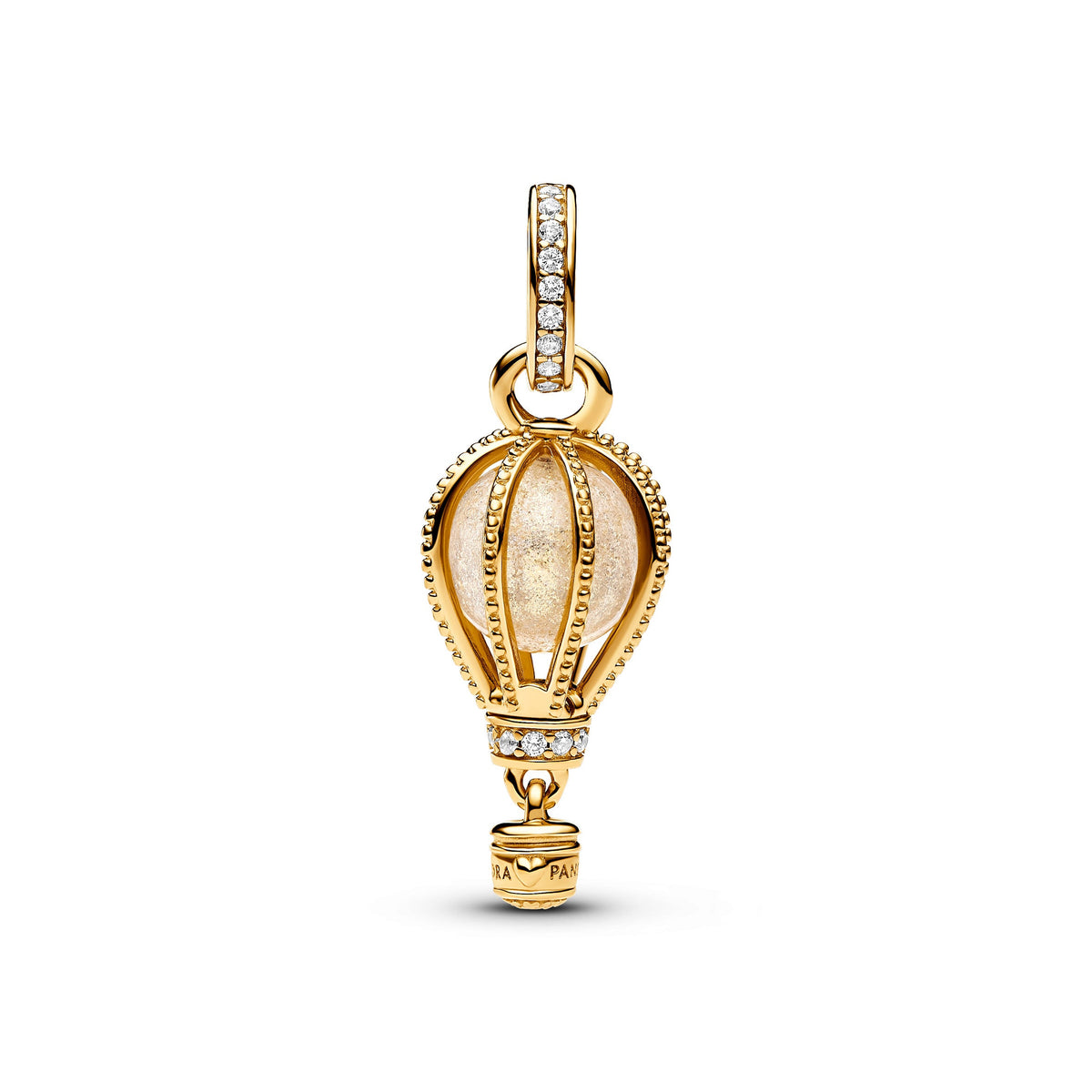 Pandora Charm Featuring Sparkling Clear Hot Air Balloon Dangle
