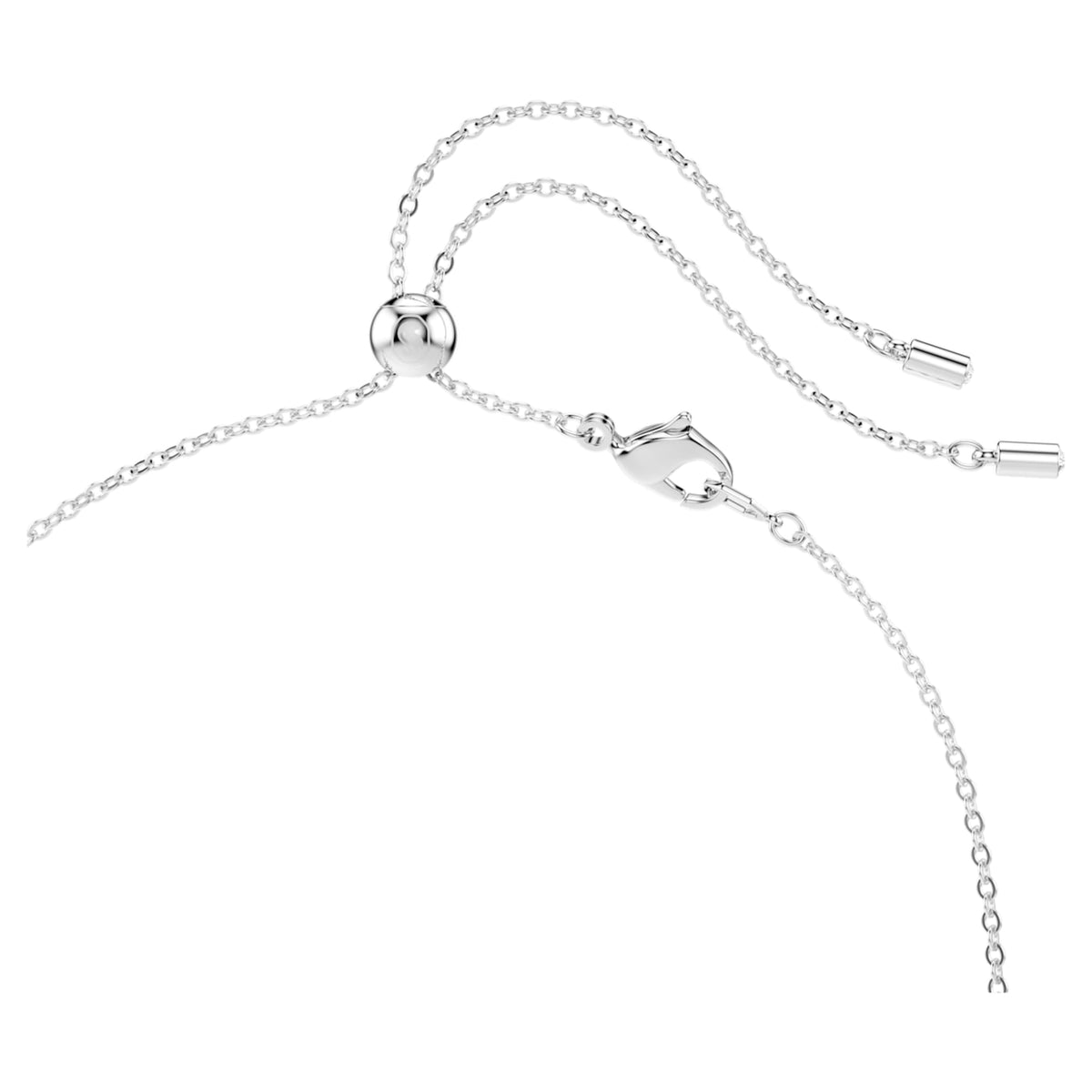 Swarovski Constella necklace with white mixed-cut accents and rhodium plating