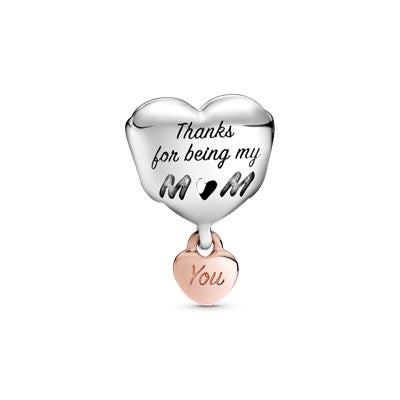 Pandora Charm Featuring Love You Mum Heart